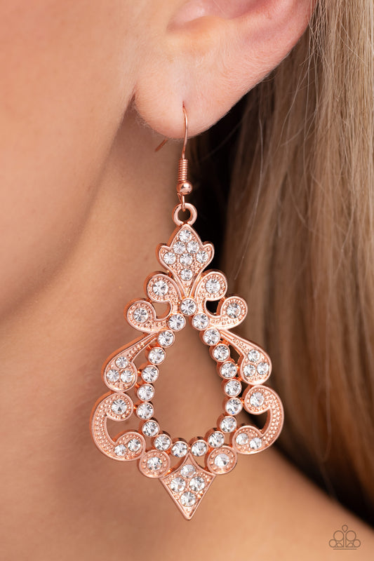 Fit for a DIVA Copper Earrings