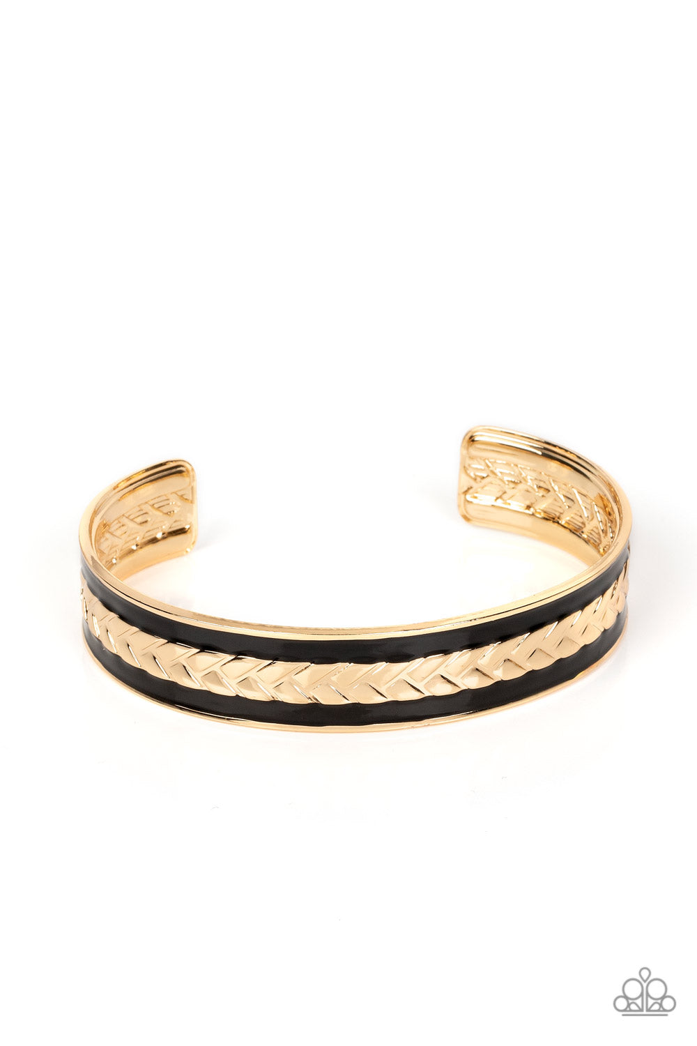 Hot on the TRAILBLAZER Gold Urban Unisex Cuff Bracelet