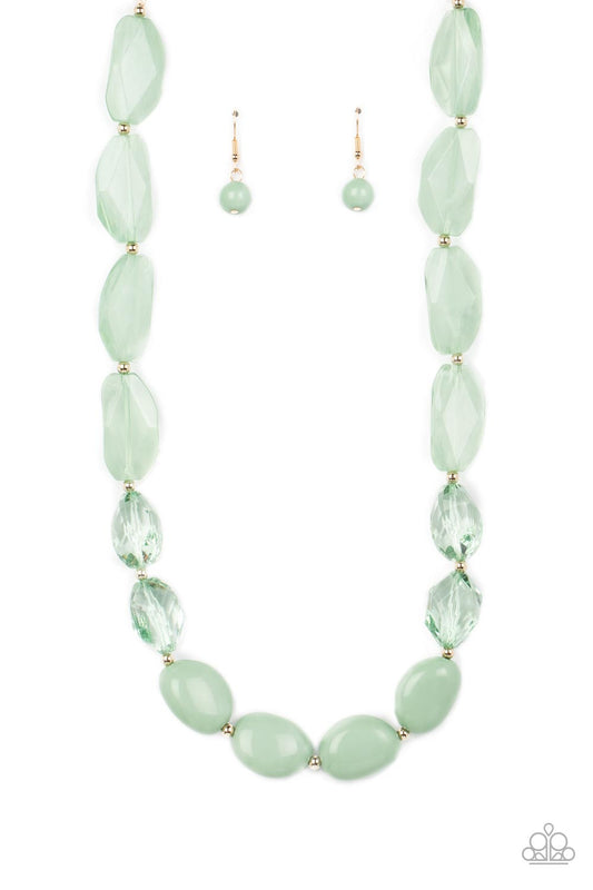 Private Paradise Green Necklace