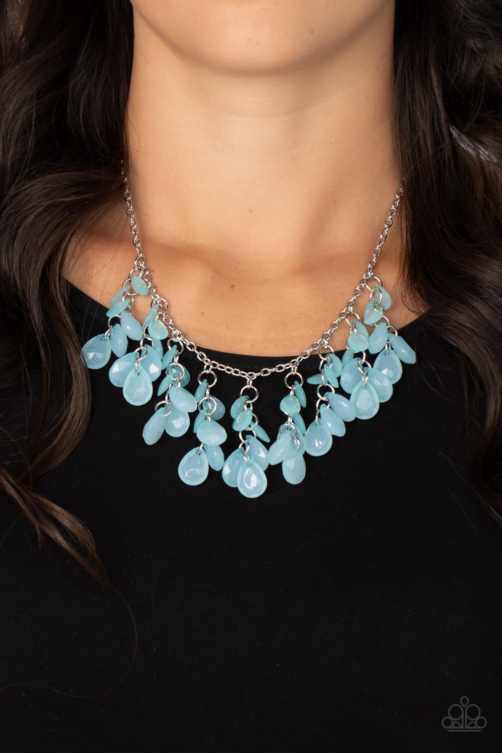 Crystal Cabaret Blue Necklace