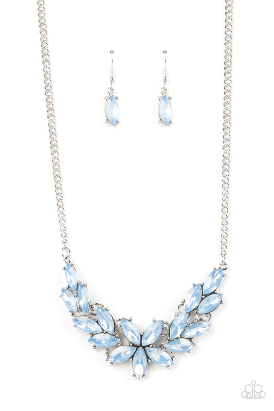 Ethereal Efflorescence Blue Necklace