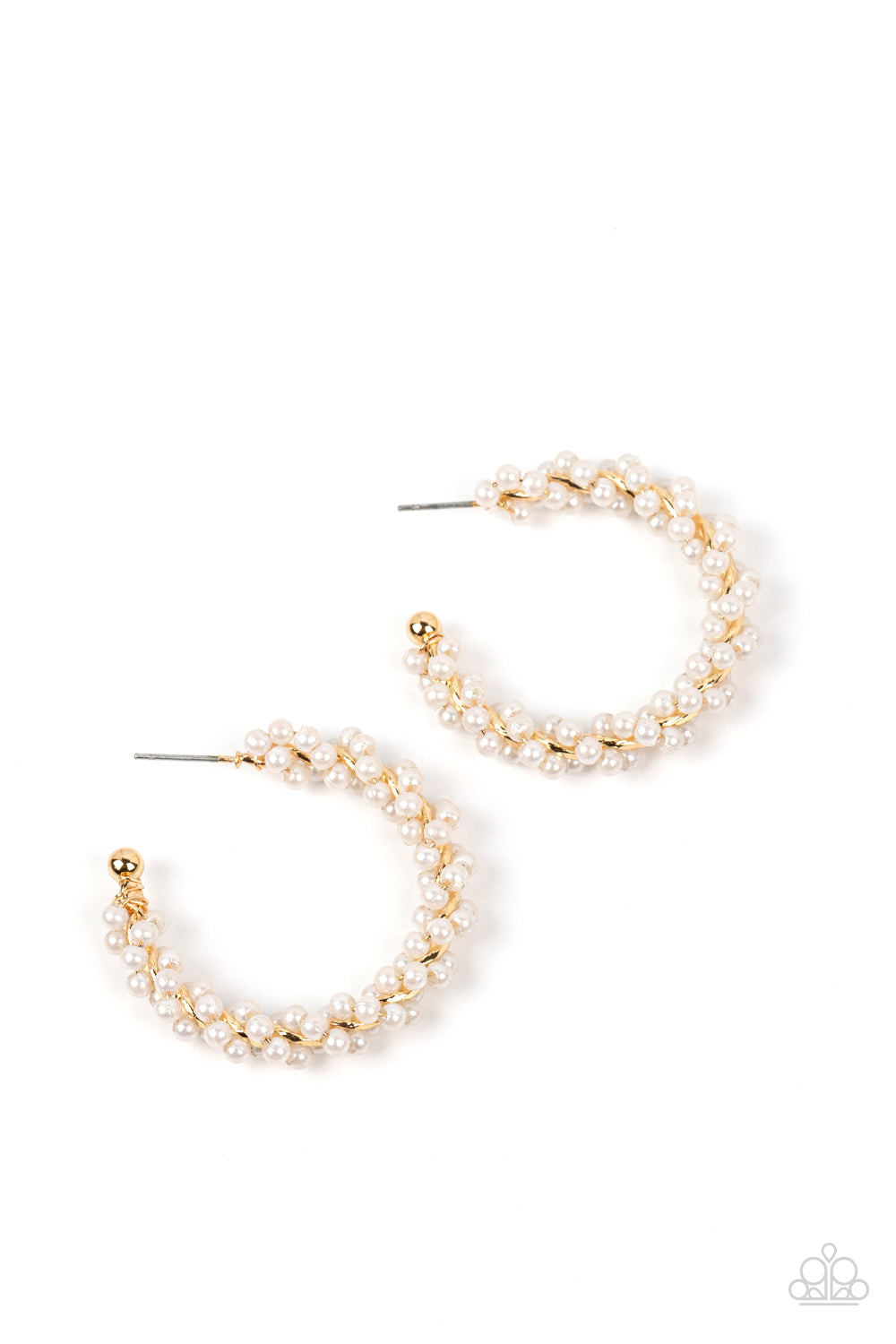 Yacht Royale Gold Pearl Hoops