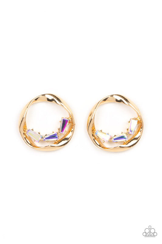 Imperfect Illumination Multi Iridescent Earrings