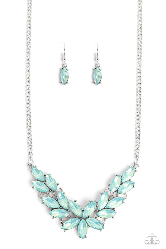 Ethereal Efflorescence Green Necklace