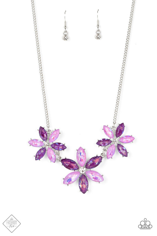 Meadow Muse Purple Iridescent Necklace