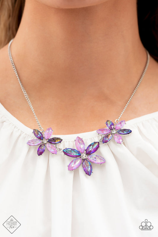 Meadow Muse Purple Iridescent Necklace