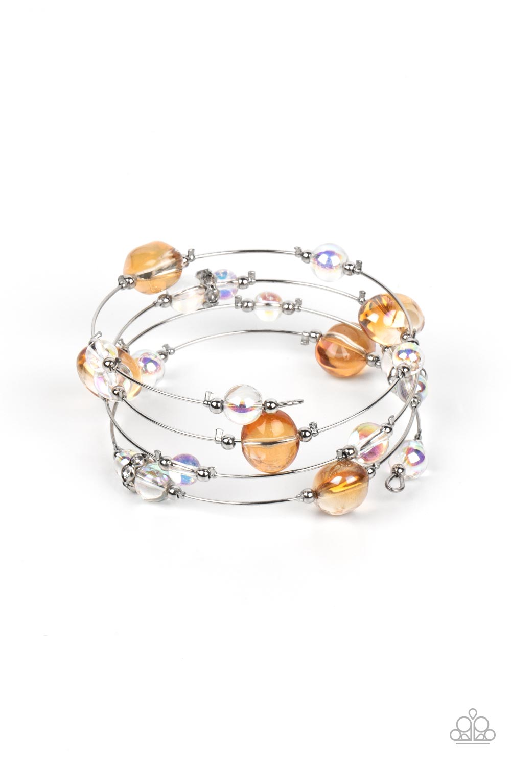 Optical Auras Multi Orange Infiniti Bracelet