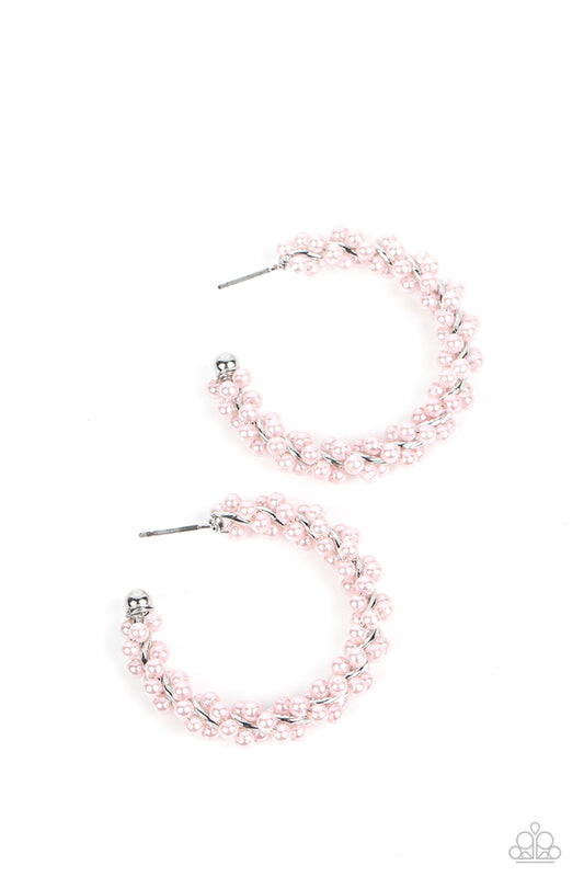 Yacht Royale Pink Pearl Hoops