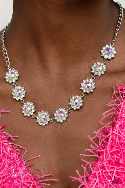 Blooming Brilliance Multi Iridescent Necklace