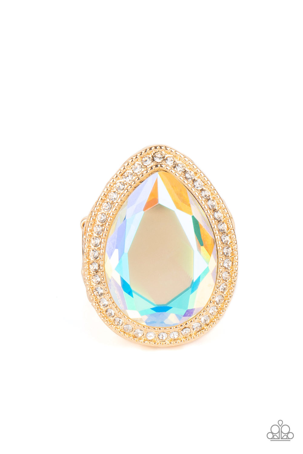 Illuminated Icon Gold Iridescent Ring