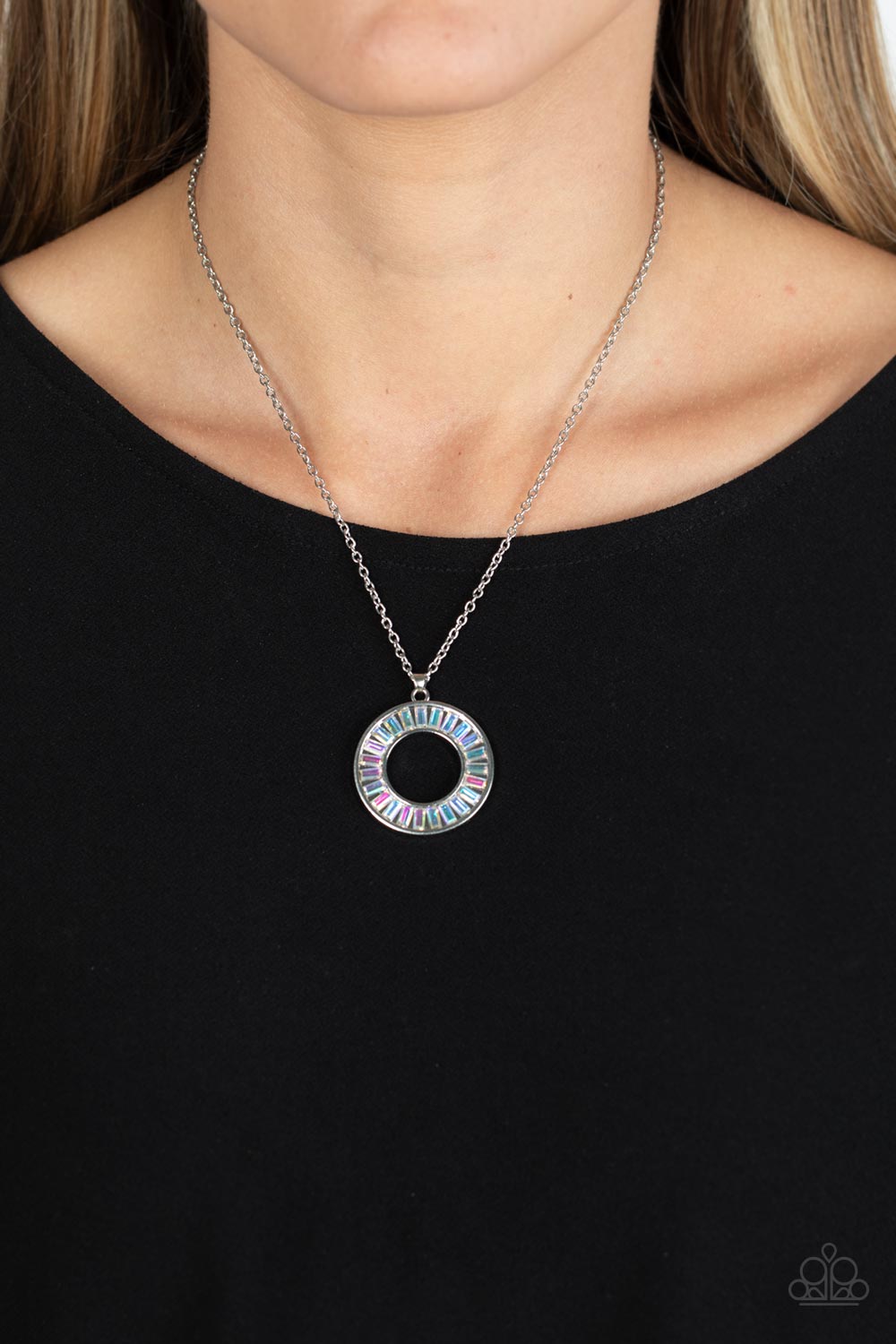 Clique Couture Multi Iridescent Necklace