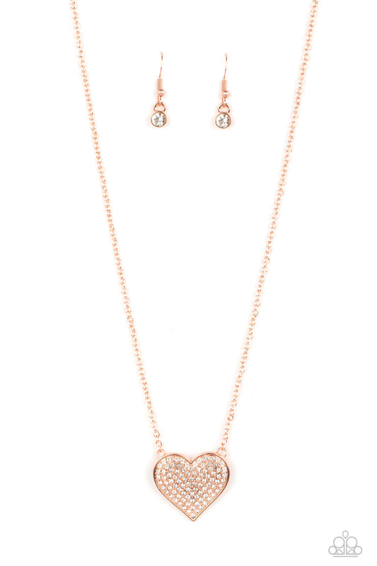 Spellbinding Sweetheart Copper Heart Necklace