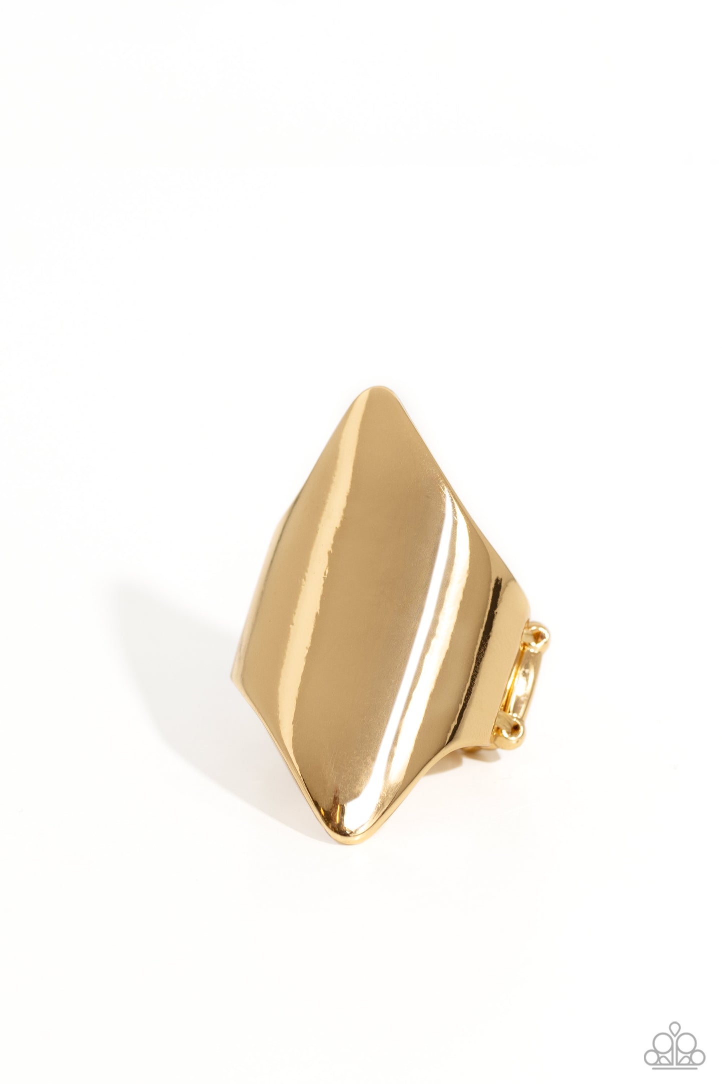 Pointed Palm Desert Gold Ring