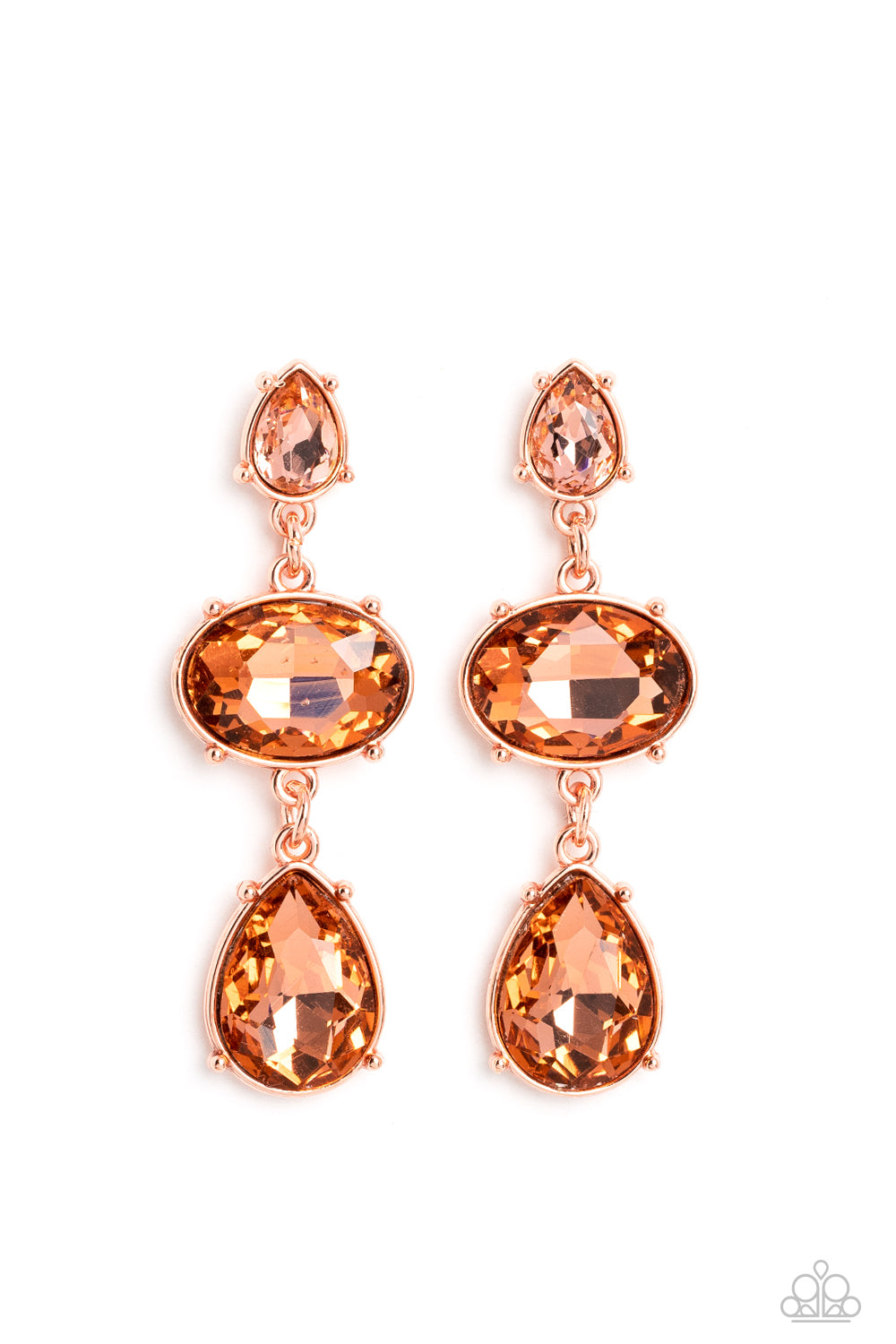 Royal Appeal Copper Earrings