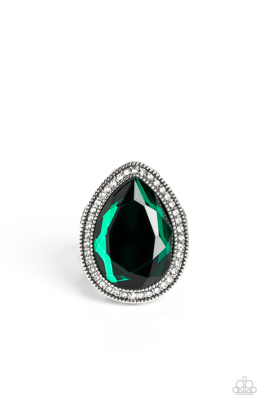 Illuminated Icon Emerald Green Ring