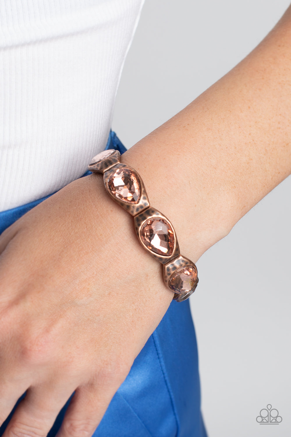 Formal Fanfare Copper Bracelet