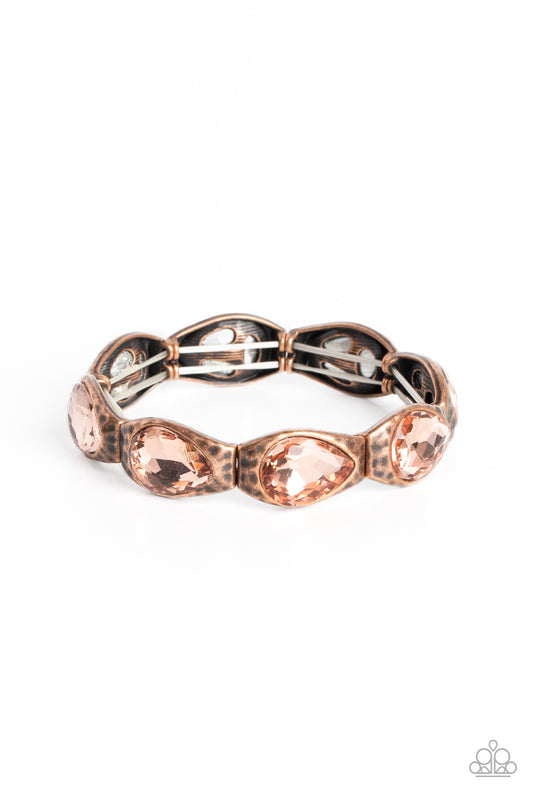 Formal Fanfare Copper Bracelet