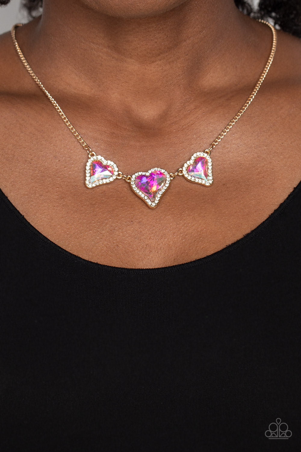 State of the HEART Gold Iridescent Necklace