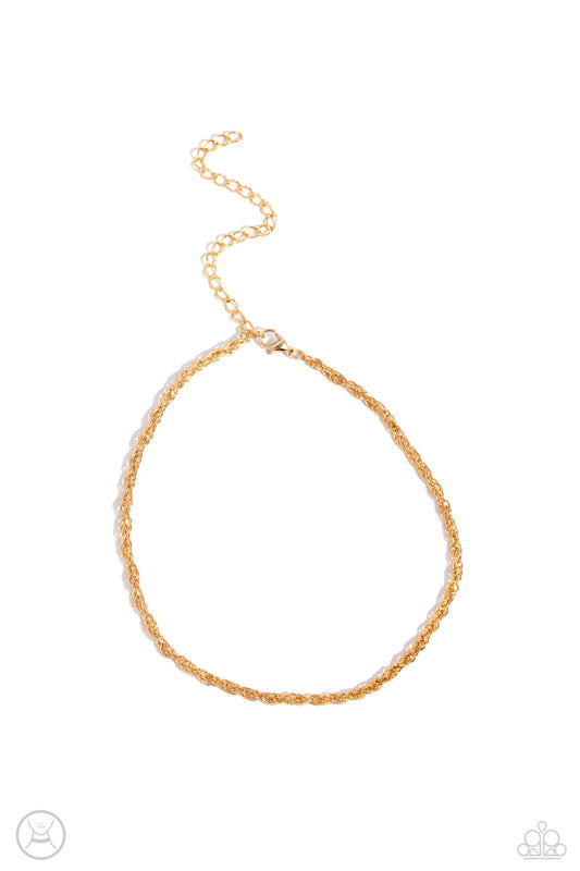 Glimmer of ROPE Gold Necklace