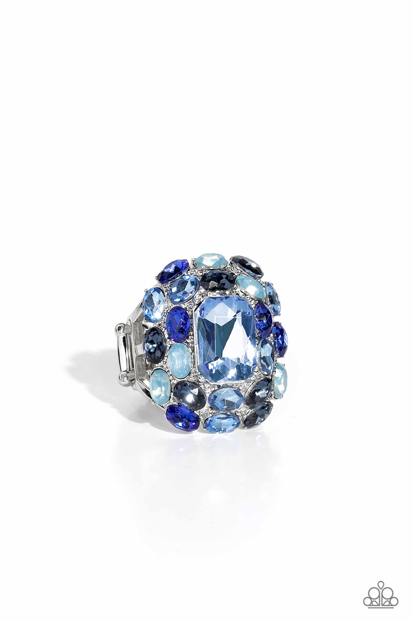 Perfectly Park Avenue Blue Ring