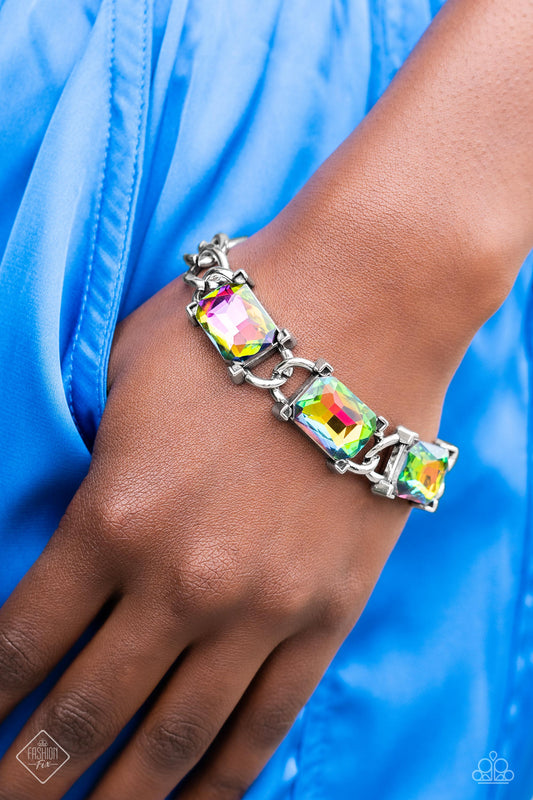 Dazzling Debut Multi Oil Spill Bracelet