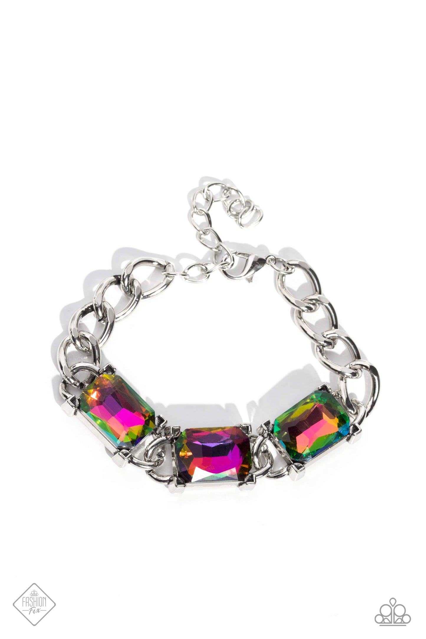 Dazzling Debut Multi Oil Spill Bracelet