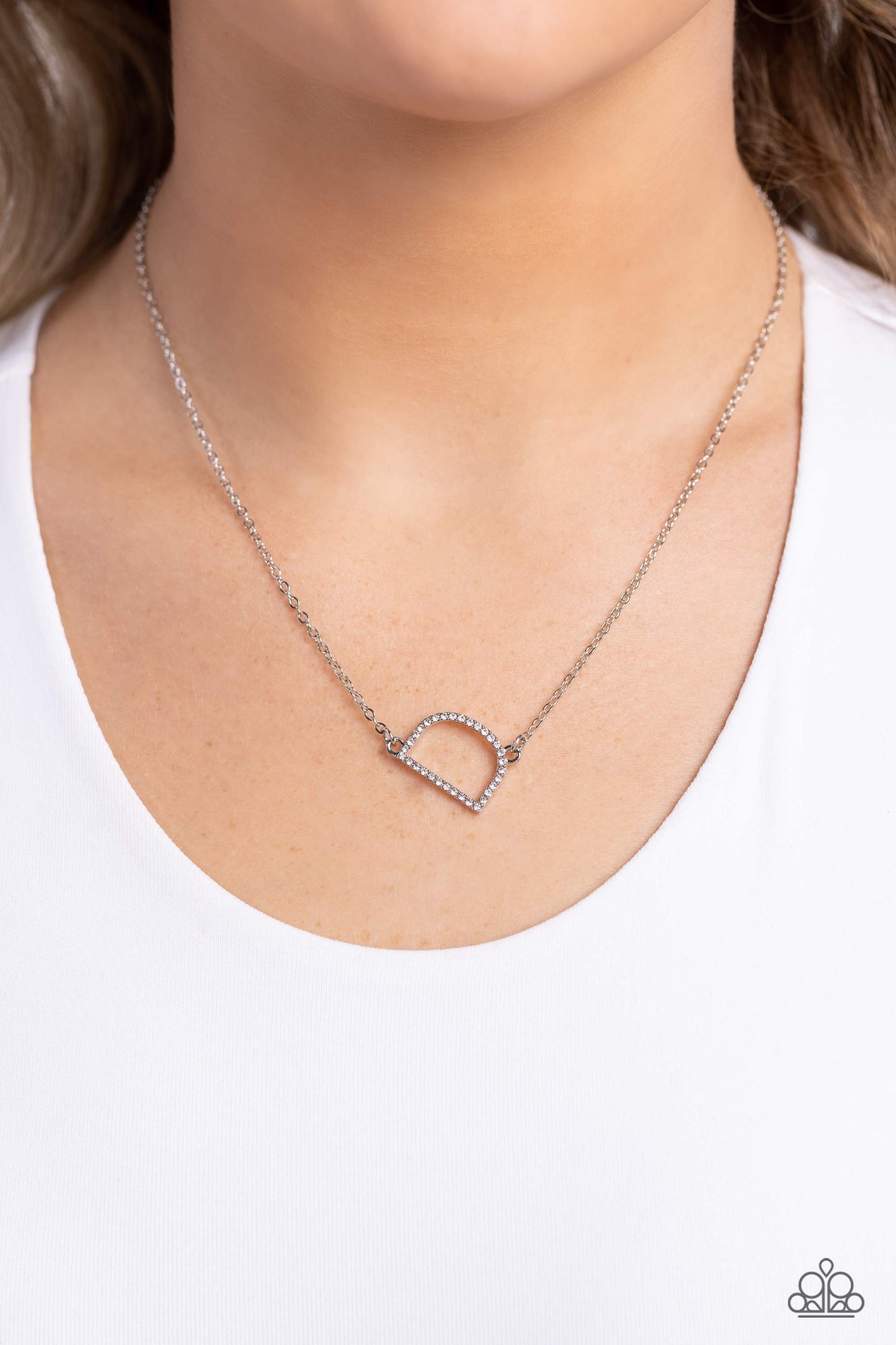 INITIALLY Yours - D - Silver Necklace