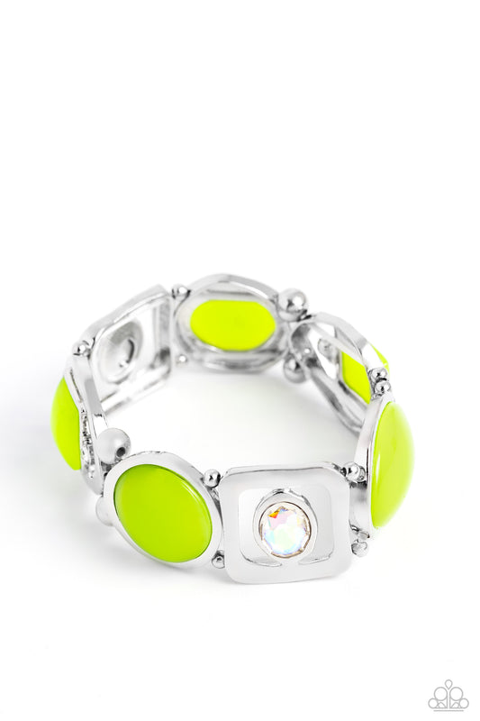 Majestic Mashup Neon Green Bracelet