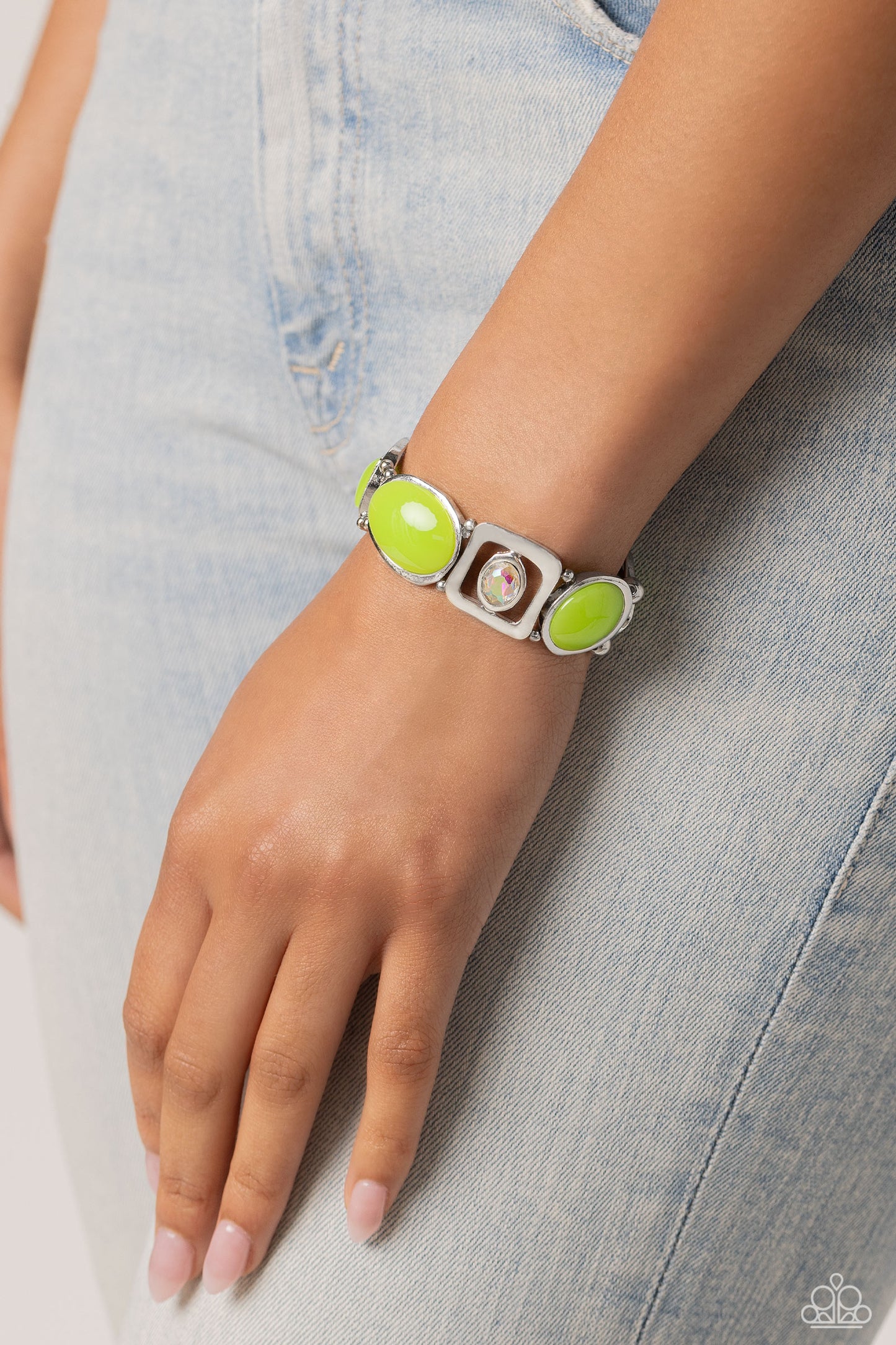 Majestic Mashup Neon Green Bracelet