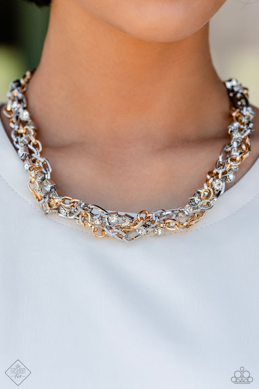 Totally Two-Toned Multi Necklace