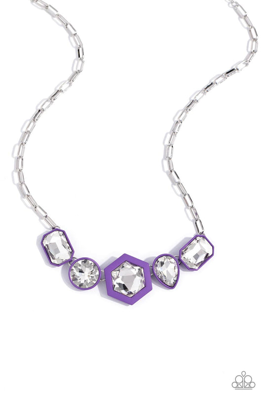 Evolving Elegance Purple Necklace