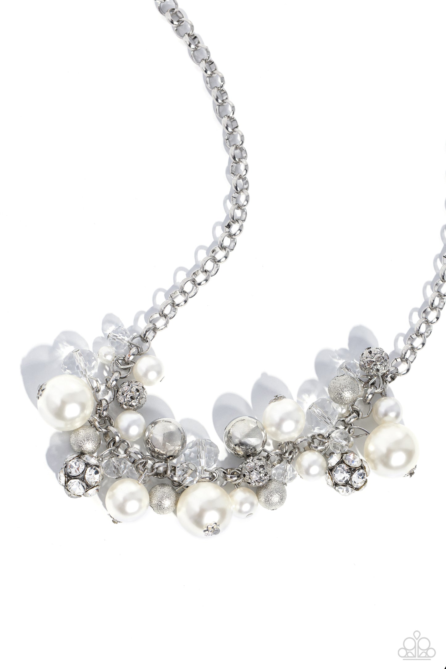 Corporate Catwalk White Pearl Necklace