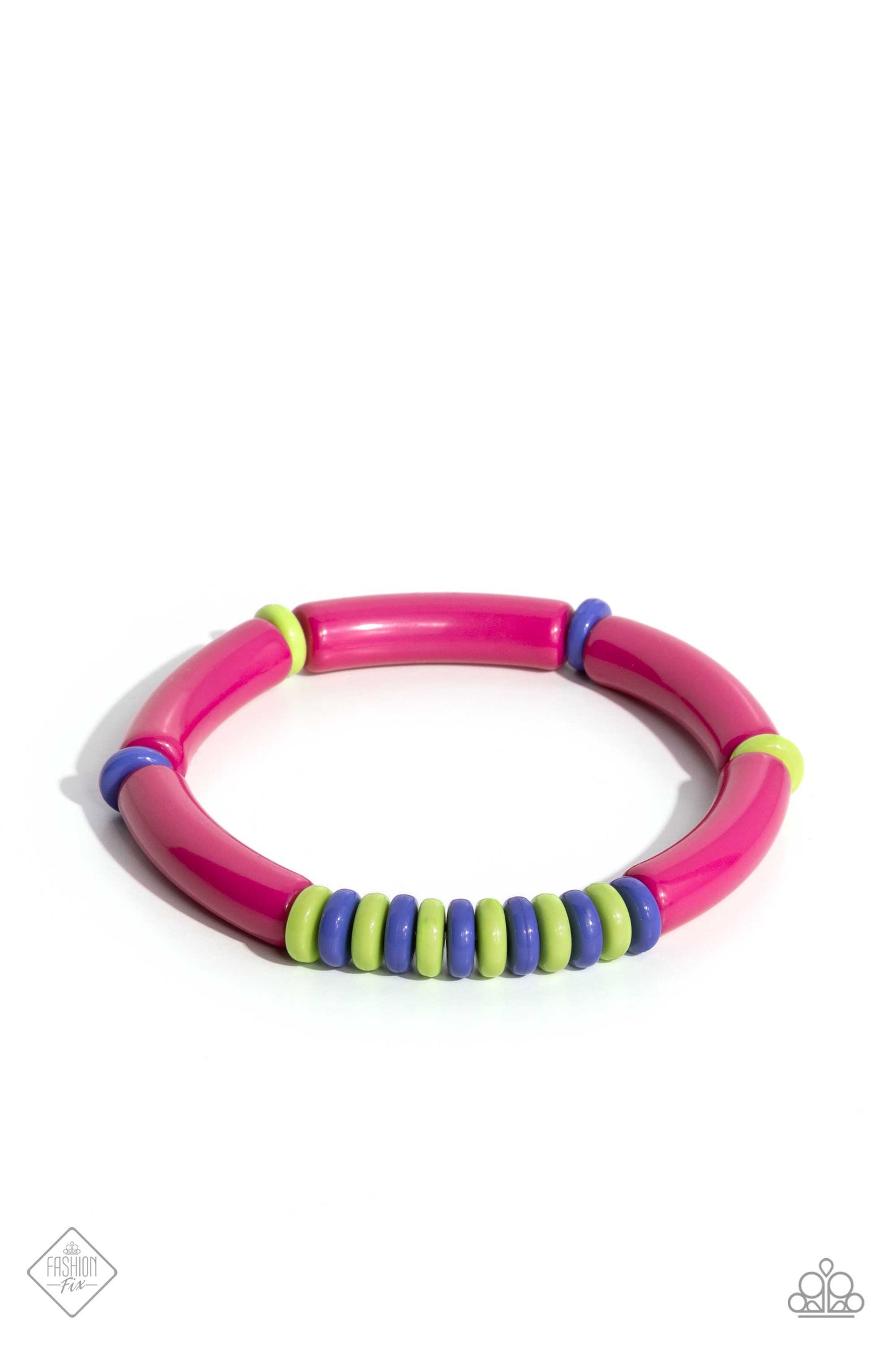 Poppin Pattern Pink Bracelet