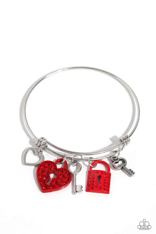 Locked Legacy Red Charm Bracelet