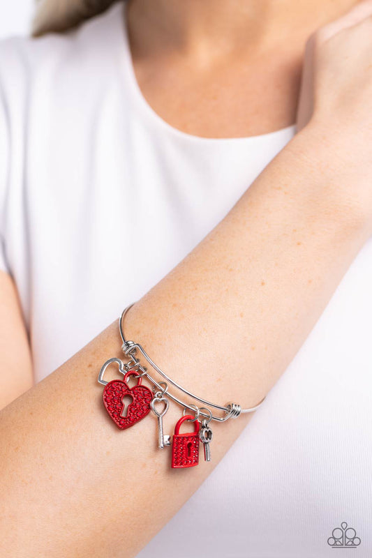 Locked Legacy Red Charm Bracelet