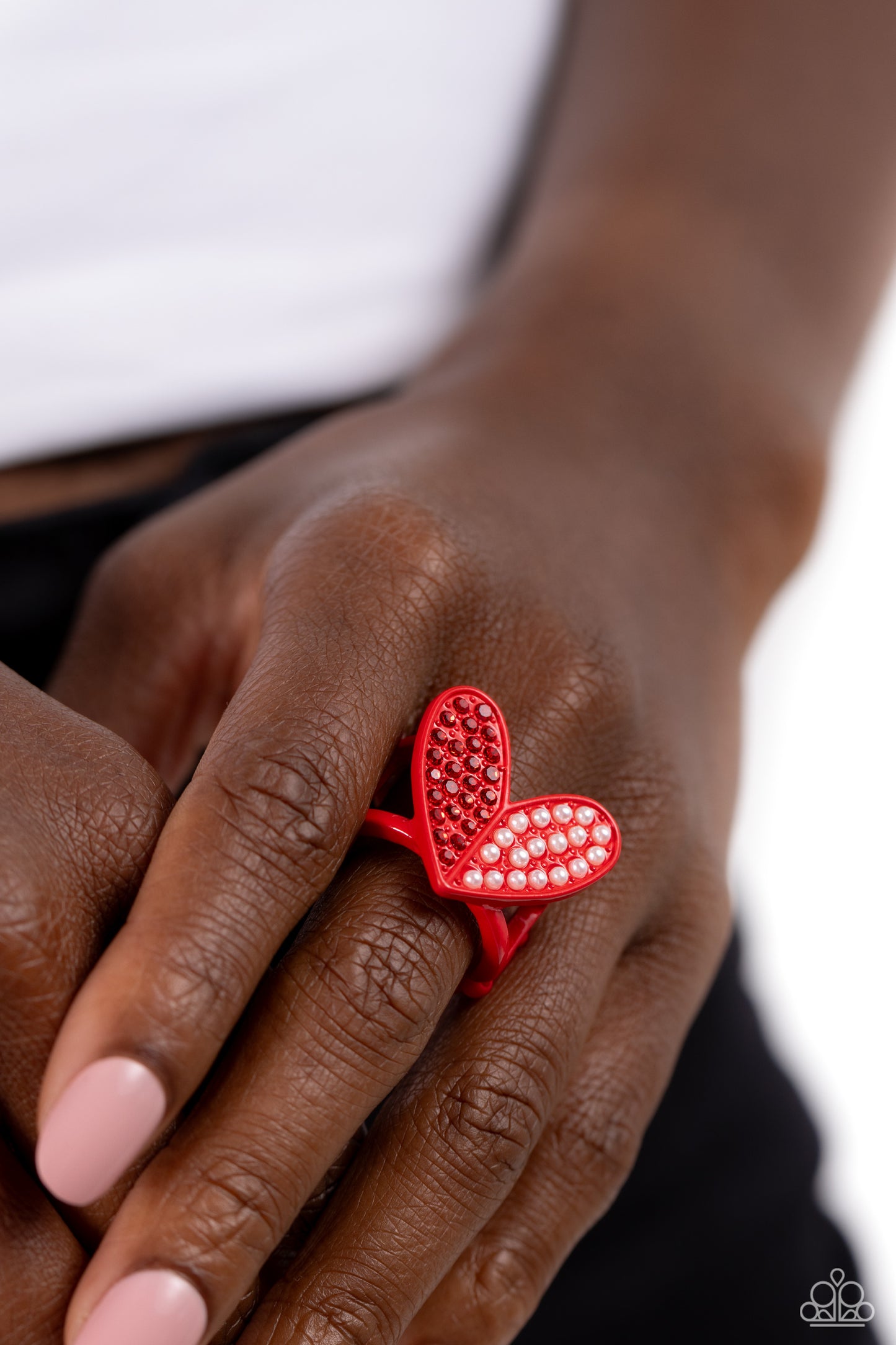 Hometown Heart Red Heart Ring