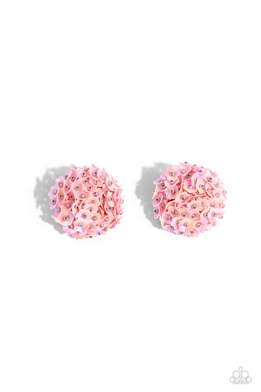 Corsage Character Pink Earrings