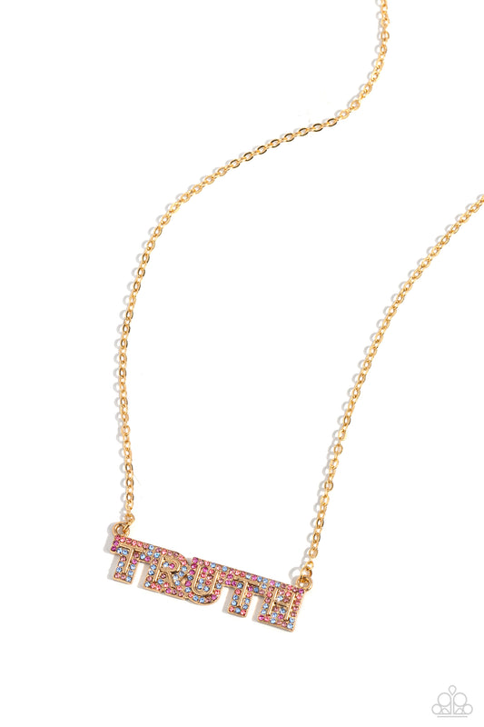 Truth Trinket Gold Multi Necklace