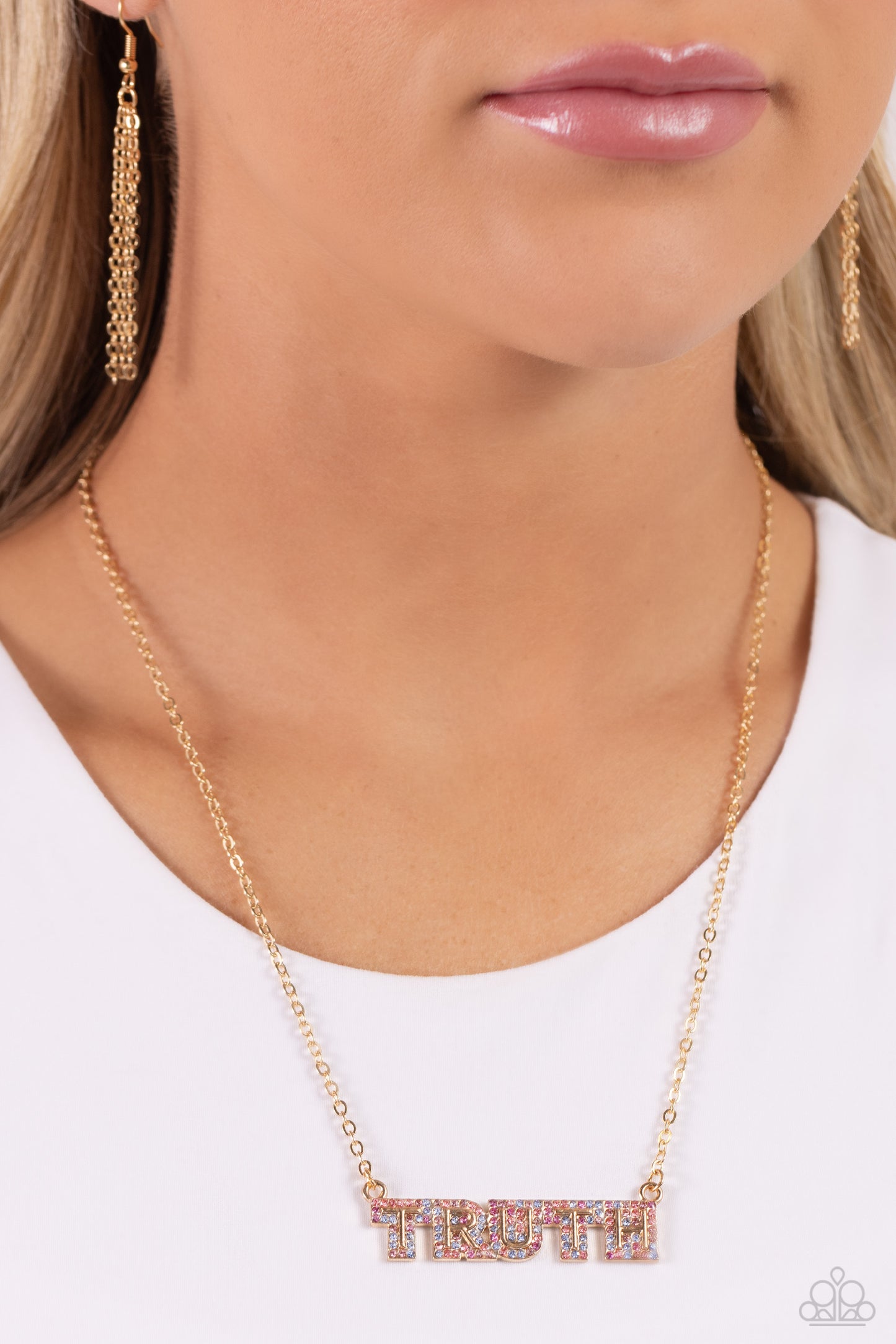 Truth Trinket Gold Multi Necklace