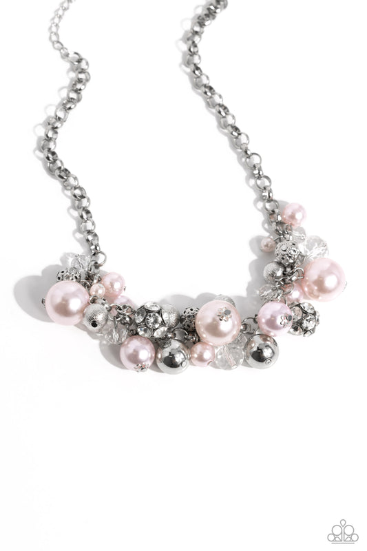 Corporate Catwalk Pink Pearl Necklace