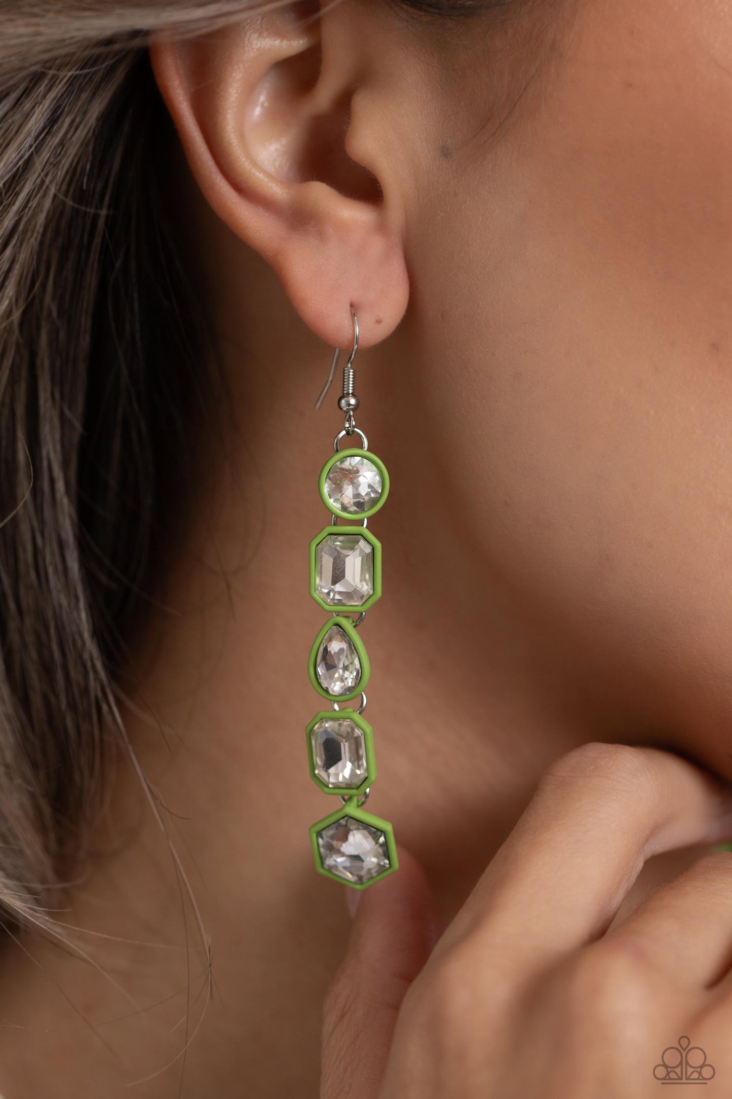 Developing Dignity Green Earrings