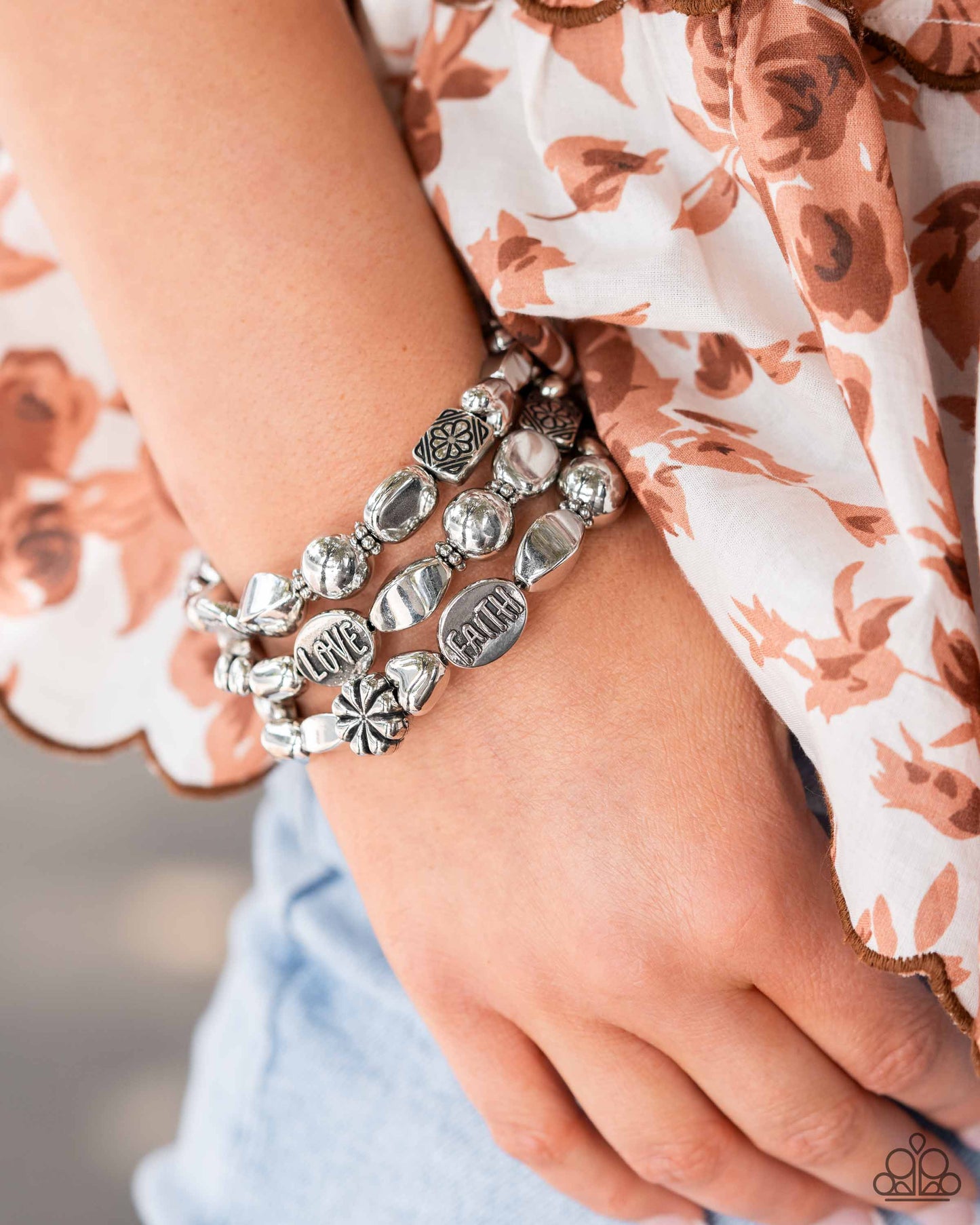 Enchanting Emotion Silver Bracelet Set