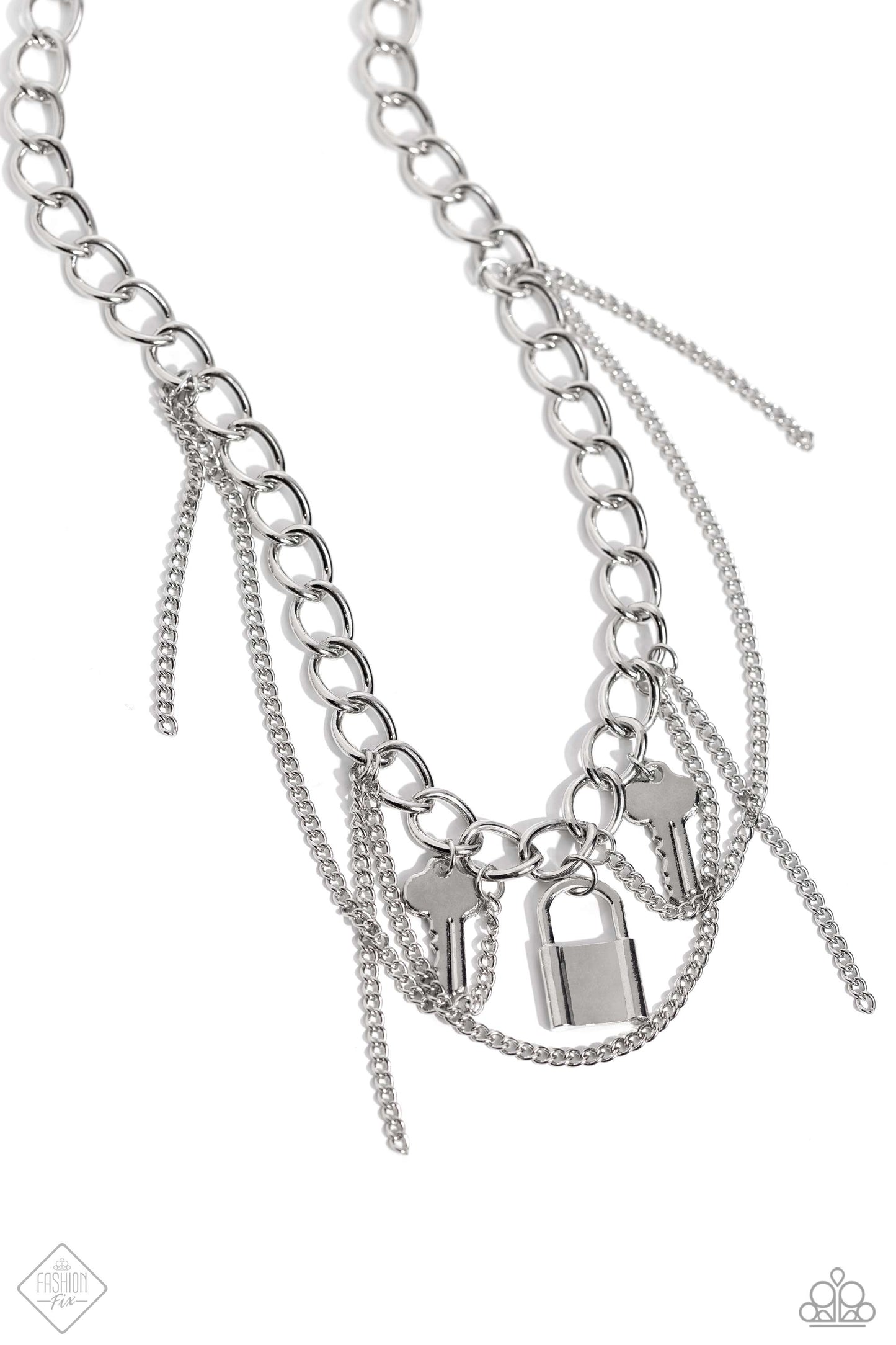 Against the LOCK Silver Necklace