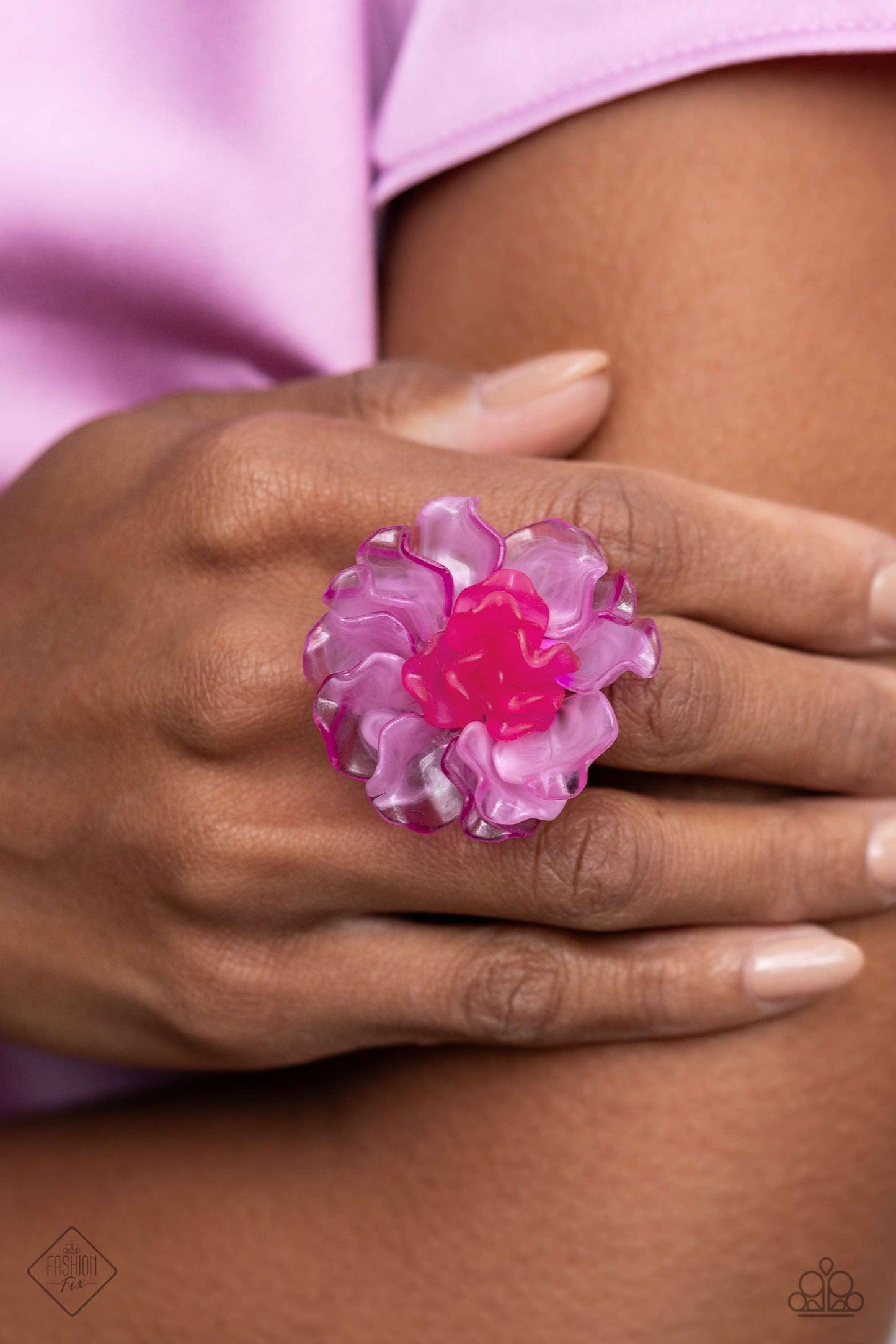 Lush Lotus Pink Ring