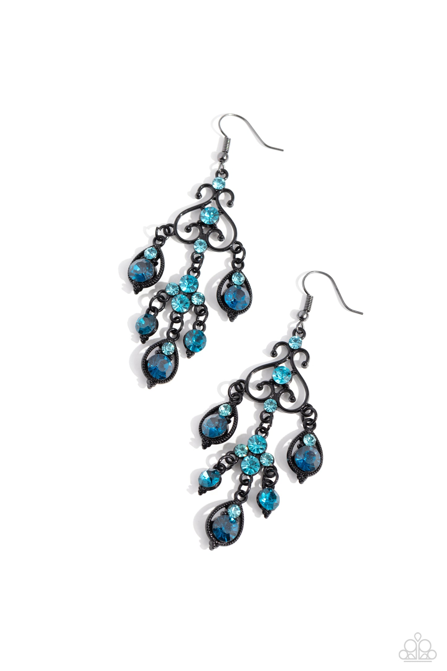 Regal Renovation Blue Earrings