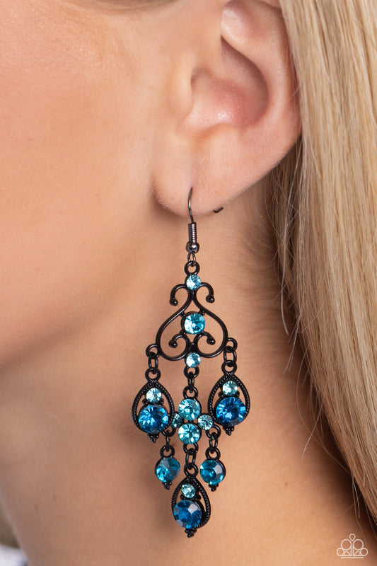 Regal Renovation Blue Earrings