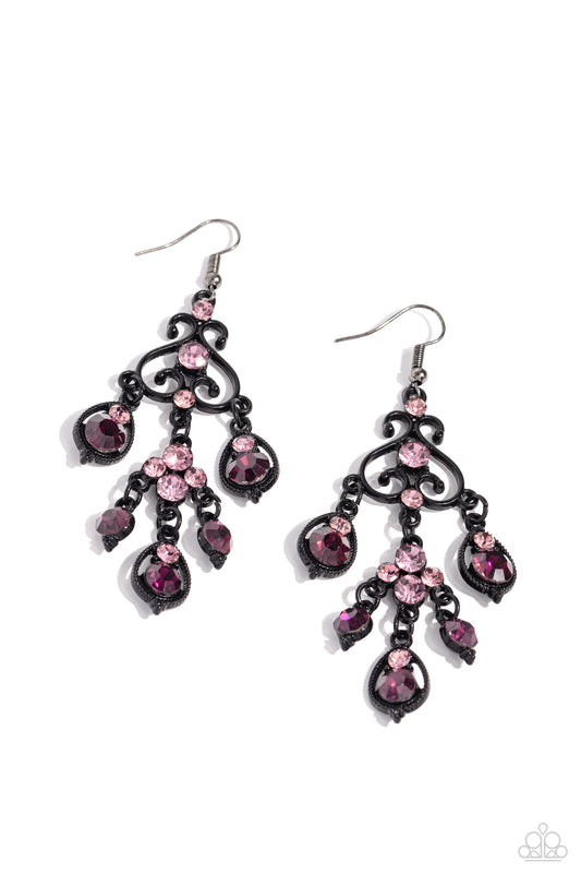 Regal Renovation Purple Earrings