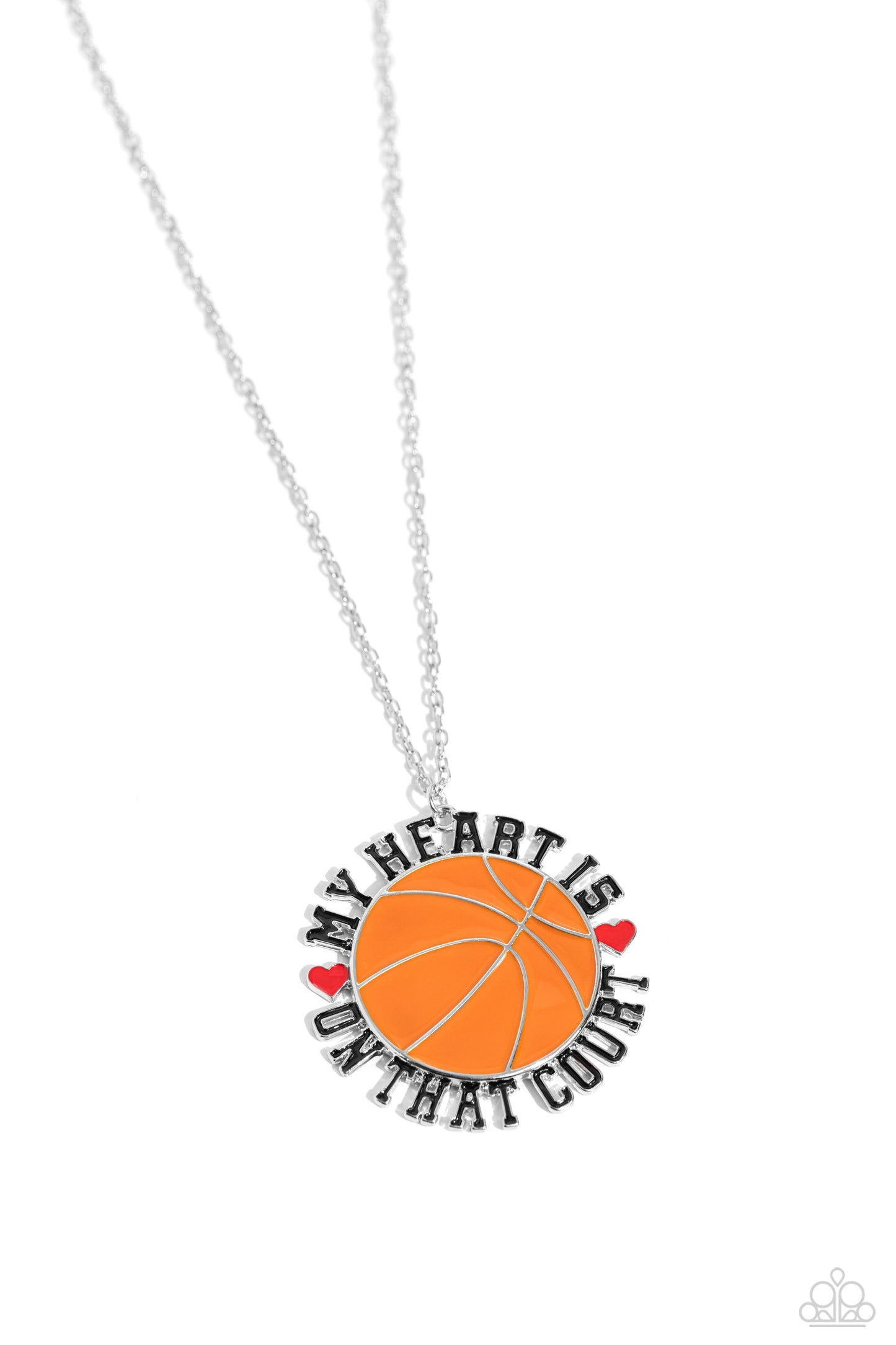 Courting Courtside Orange Long Necklace