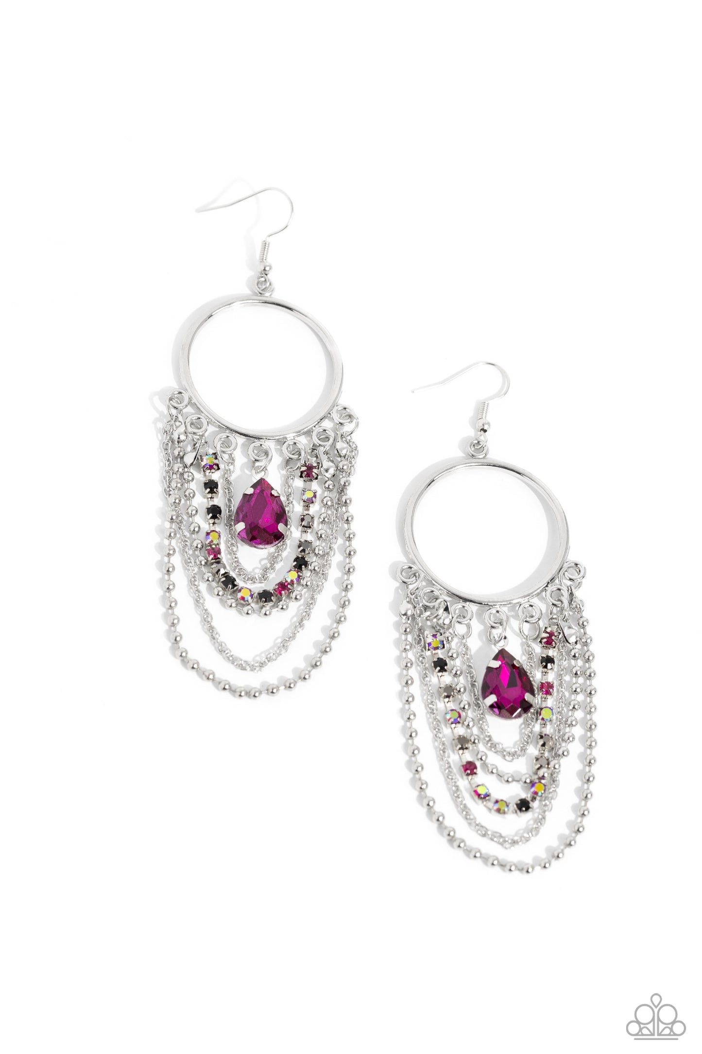 Cascading Clash Multi Earrings