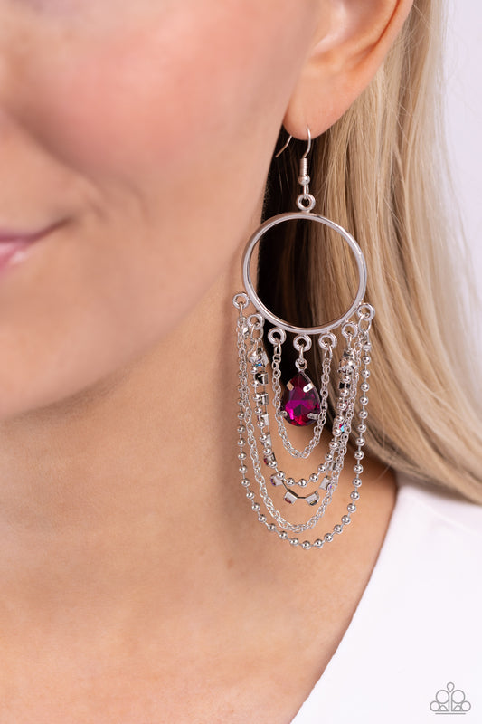 Cascading Clash Multi Earrings